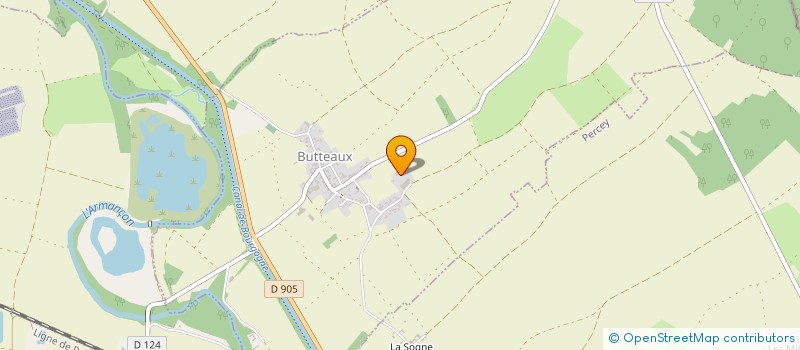 localisation de l'entreprise GAEC GUILLOT FILS  BUTTEAUX