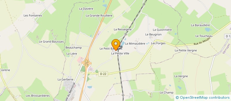 localisation de l'entreprise GAEC GUINARD à SAINT-PARDOUX-SOUTIERS