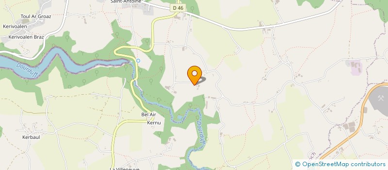 localisation de l'entreprise GAEC GUIVARCH  PLOUEZOC'H