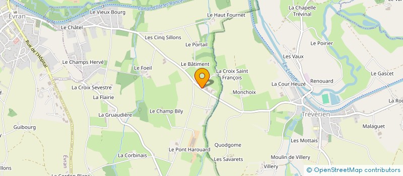 localisation de l'entreprise GAEC GWEN A DU à SAINT-JUDOCE