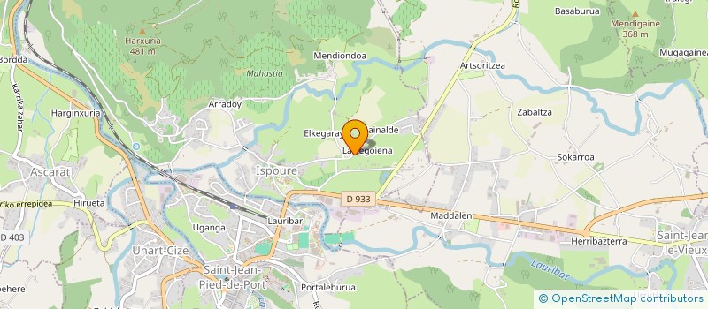 localisation de l'entreprise GAEC HAIZE LEKU  ARNEGUY