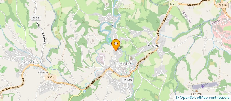 localisation de l'entreprise GAEC HALTY à ESPELETTE