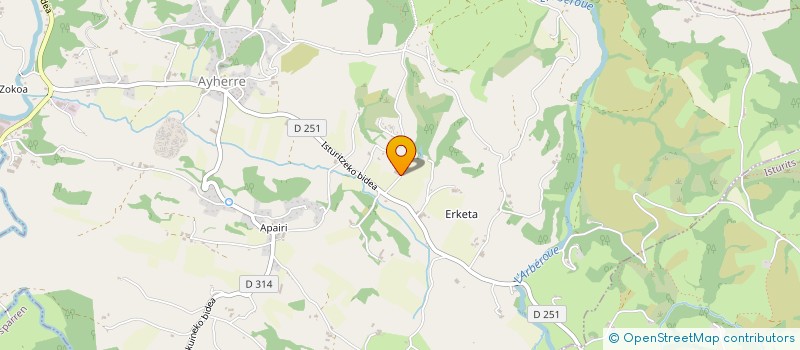 localisation de l'entreprise GAEC HARAMBILET à AYHERRE