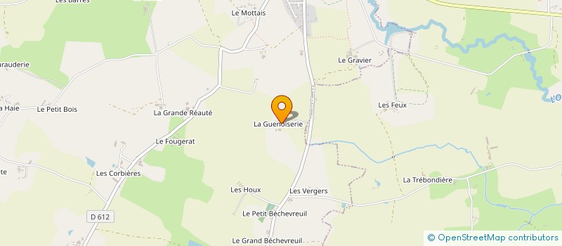 localisation de l'entreprise GAEC HARAS DE CLAIREFONTAINE à MERAL