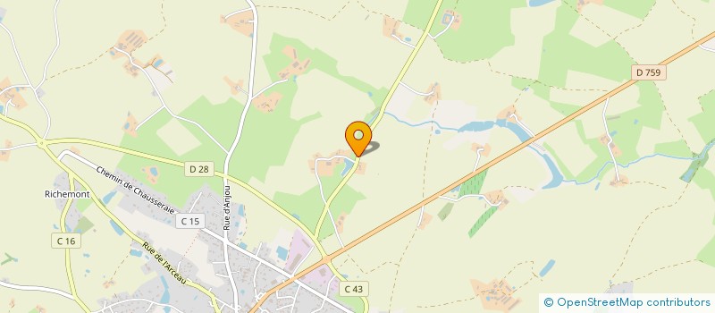 localisation de l'entreprise GAEC HAUT FERRON à NUEIL-LES-AUBIERS