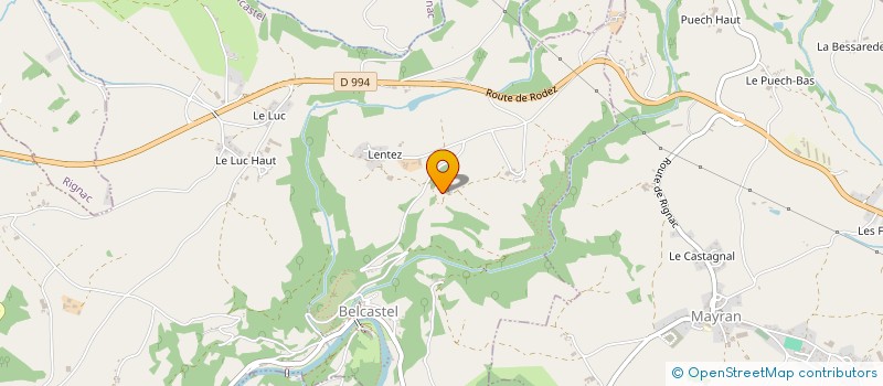 localisation de l'entreprise GAEC HEBRARD  MAYRAN