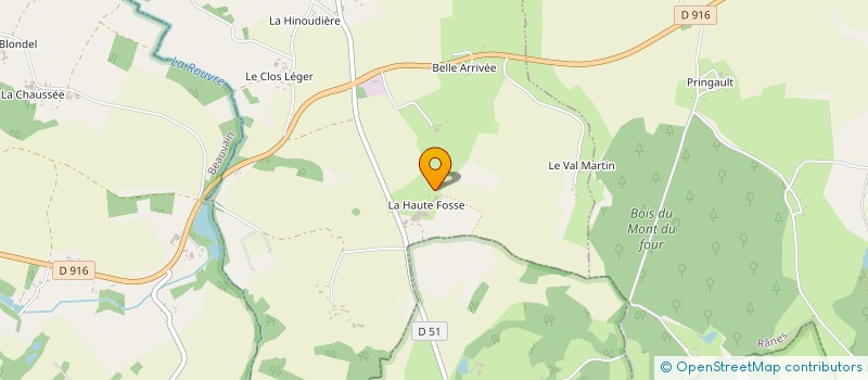 localisation de l'entreprise GAEC HEDOU à SAINT GEORGES D'ANNEBECQ