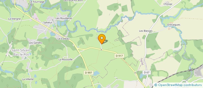 localisation de l'entreprise GAEC HEFTI à SAINT-SILVAIN-BAS-LE-ROC
