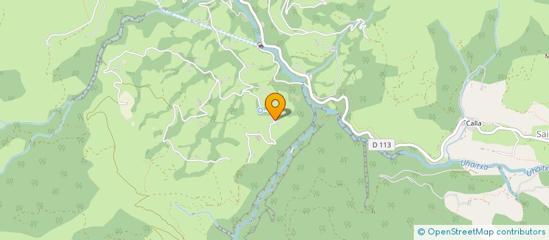 localisation de l'entreprise GAEC HEGUTXUDE  SAINTE-ENGRACE