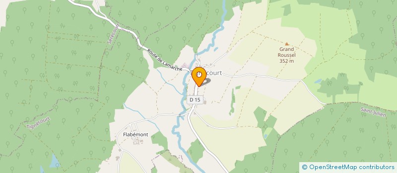 localisation de l'entreprise GAEC HENRIOT  TIGNECOURT