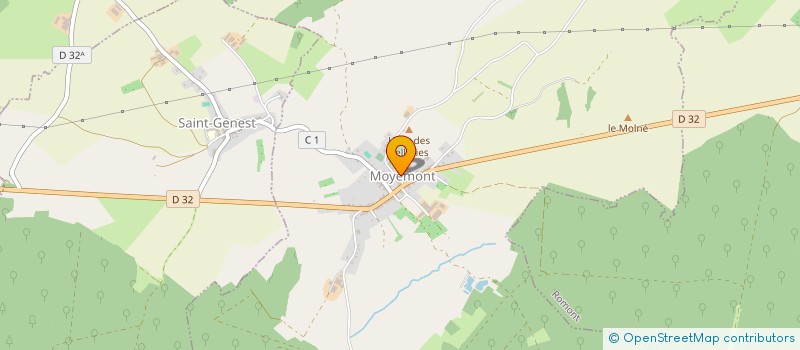 localisation de l'entreprise GAEC HERBE  MOYEMONT