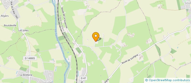localisation de l'entreprise GAEC HERCE à SAINT JEAN D ASSE