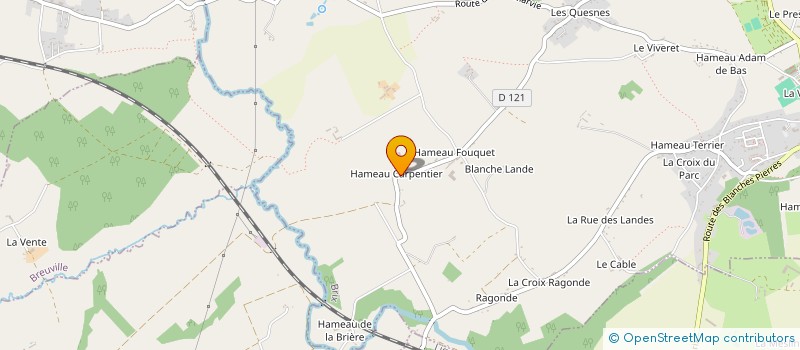 localisation de l'entreprise GAEC HERVAL à BRIX
