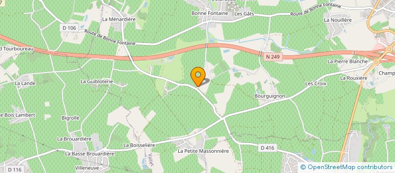 localisation de l'entreprise GAEC HERVOUET à MOUZILLON