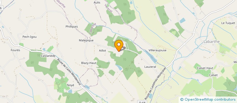 localisation de l'entreprise GAEC HOCHART REVISE  VAZERAC