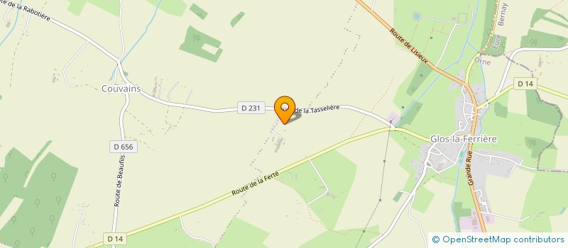 localisation de l'entreprise GAEC HOORELBEKE à LA FERTE-EN-OUCHE