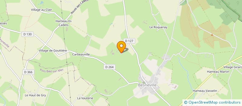 localisation de l'entreprise GAEC HOUYVET à BESNEVILLE