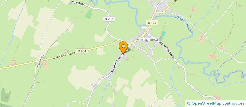 localisation de l'entreprise GAEC HUET à CARTIGNIES