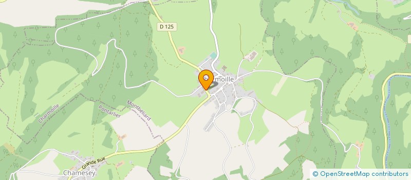 localisation de l'entreprise GAEC HUOT MARCHAND  CHARMOILLE