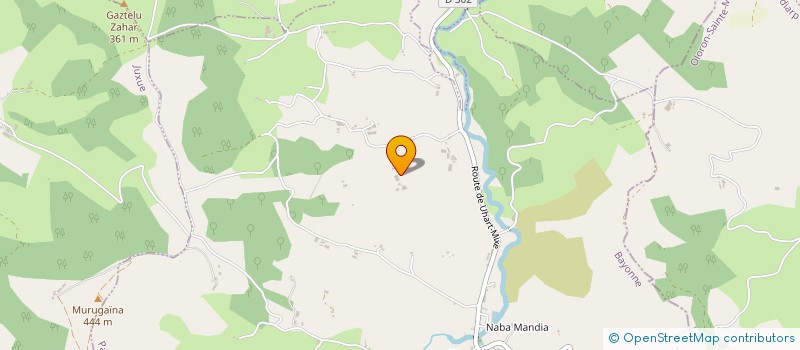 localisation de l'entreprise GAEC IDIARBERRIA à PAGOLLE