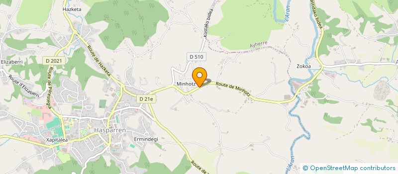 localisation de l'entreprise GAEC IHINTZ à HASPARREN