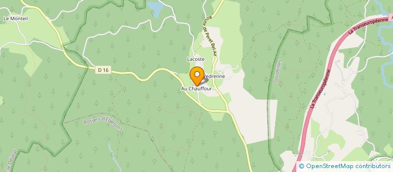 localisation de l'entreprise GAEC ISA ET FLO à EGLETONS