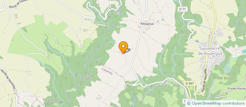 localisation de l'entreprise GAEC ISSANCHOU  SAUVETERRE-DE-ROUERGUE