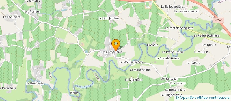 localisation de l'entreprise GAEC JACQUES CHENEAU ET FILS à MOUZILLON
