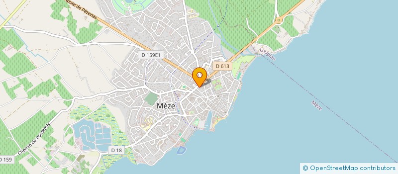 localisation de l'entreprise GAEC JACQUET à MEZE