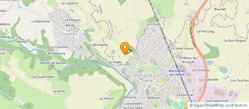 localisation de l'entreprise GAEC JANNIERE BREMOND à SAINT-CHRISTOPHE-DU-BOIS