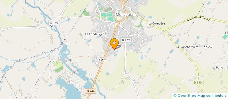 localisation de l'entreprise GAEC JARRY à MONCOUTANT-SUR-SEVRE