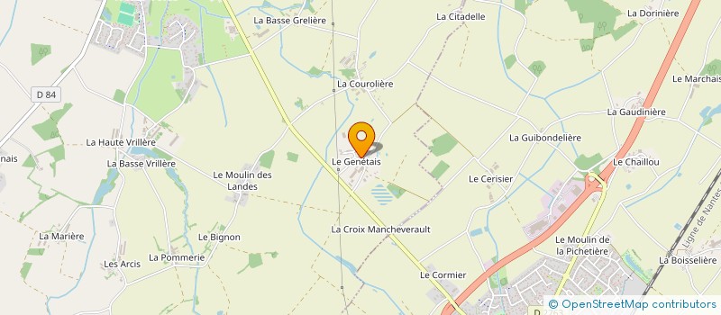 localisation de l'entreprise GAEC JAULIN à MONTREVERD