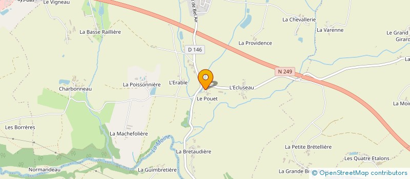 localisation de l'entreprise GAEC JAUMOUILLE  SEVREMOINE