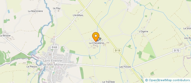localisation de l'entreprise GAEC JAUNET à SAINT-ETIENNE-DE-MER-MORTE