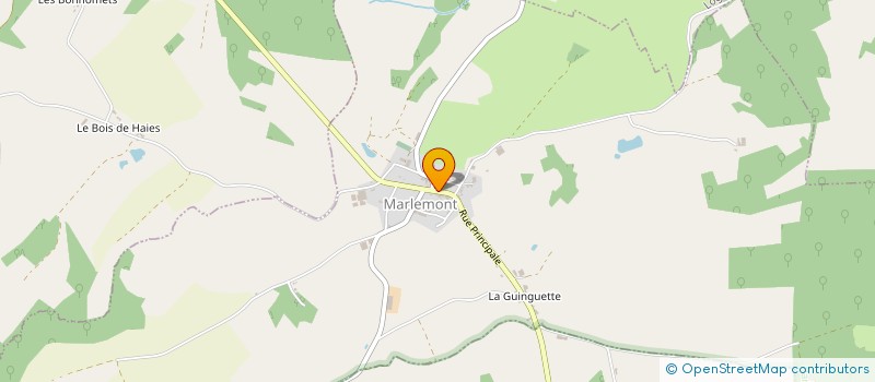 localisation de l'entreprise GAEC JENNEPIN PERE & FILS  MARLEMONT