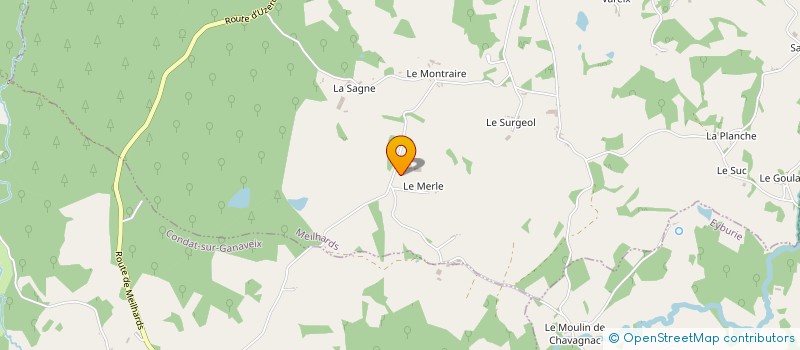 localisation de l'entreprise GAEC JENTY à MEILHARDS