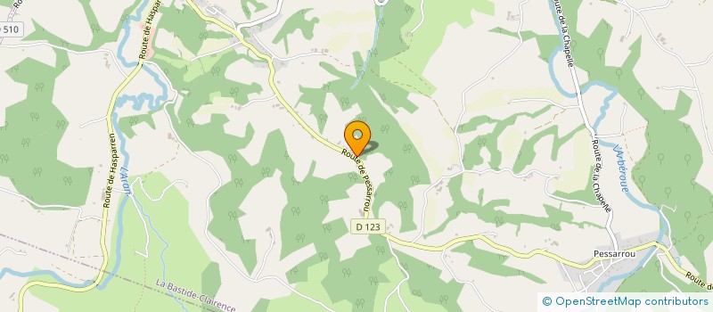 localisation de l'entreprise GAEC JOINILLON à LA BASTIDE-CLAIRENCE