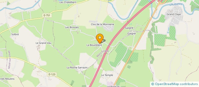 localisation de l'entreprise GAEC JOLLY FRERES à MURS-ERIGNE