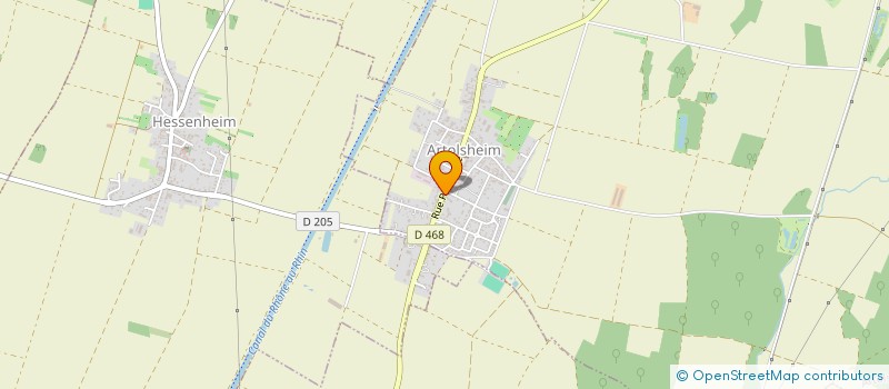 localisation de l'entreprise GAEC JORIECA  HESSENHEIM