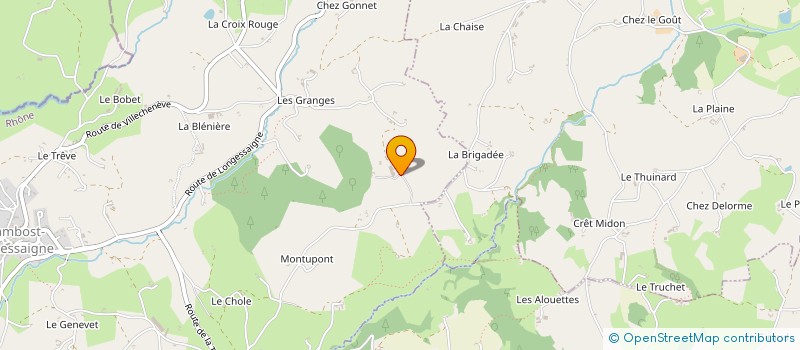 localisation de l'entreprise GAEC JOSSERAND à CHAMBOST-LONGESSAIGNE