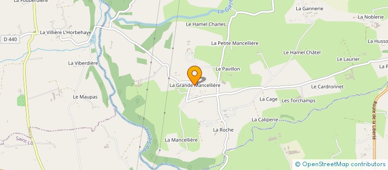 localisation de l'entreprise GAEC JOULANDRE à PERCY-EN-NORMANDIE