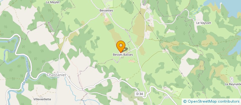 localisation de l'entreprise GAEC JOURDAN FEMINIER à CHASTANIER