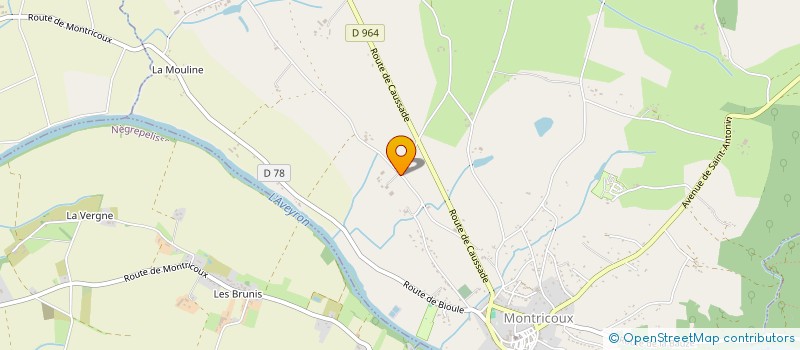 localisation de l'entreprise GAEC JOURDES FRANCIS  MONTRICOUX