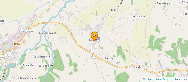 localisation de l'entreprise GAEC JULIENNE à TINCHEBRAY-BOCAGE