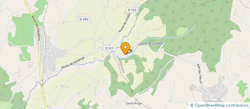 localisation de l'entreprise GAEC JUVEN PERE ET FILS à GEYSSANS