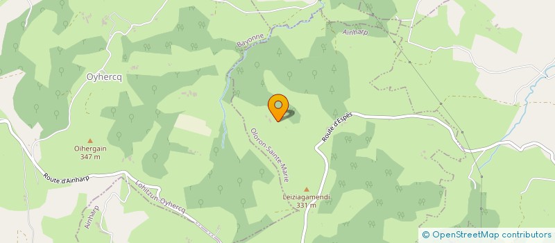 localisation de l'entreprise GAEC KAKO  AINHARP