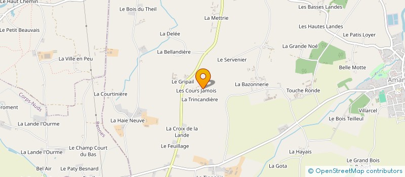 localisation de l'entreprise GAEC KER GOZH à AMANLIS