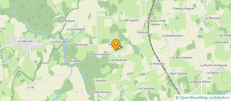 localisation de l'entreprise GAEC KER LAND à BAGUER-MORVAN