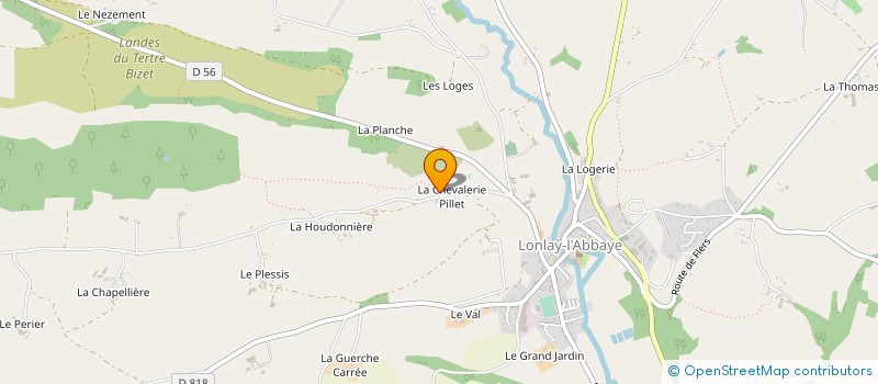 localisation de l'entreprise GAEC KER MARIA à LONLAY L'ABBAYE