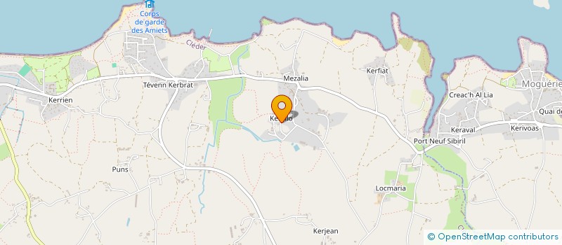 localisation de l'entreprise GAEC KERALLO à CLEDER